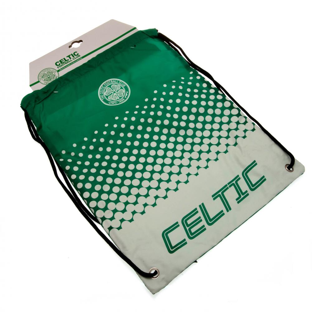 Celtic Football Club Faded Design Polyester Gym Bag for Fitness Enthusiasts