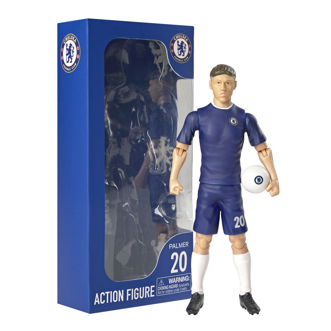 Chelsea Football Player Cole Palmer 8 Detailed Action Figure Collectible Toy