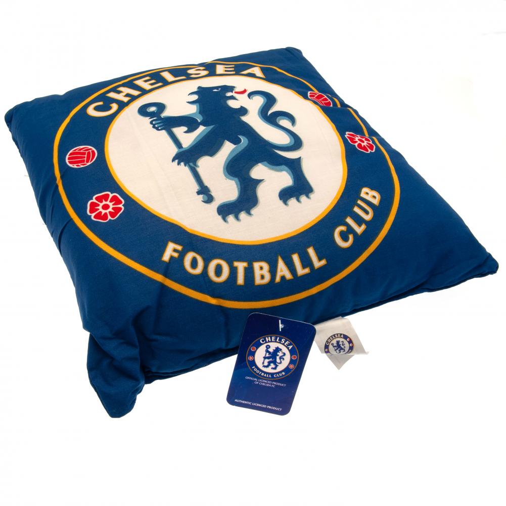 Chelsea Football Club Decorative Cushion with Large Full - Color Club Crest