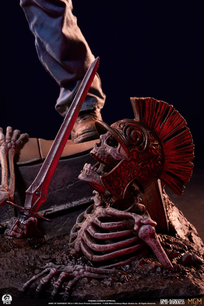 Army of Darkness Premier Series 1/4 Scale Ash Statue - Highly Detailed Collectible