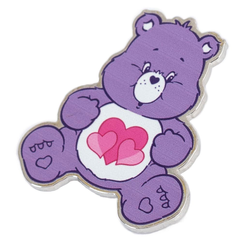 Vibrant Purple Care Bears Harmony Enamel Pin Badge