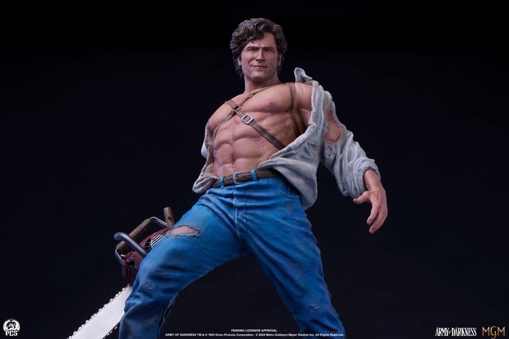Army of Darkness Premier Series 1/4 Scale Ash Statue - Highly Detailed Collectible
