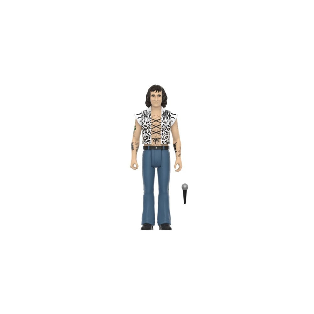 3.75' Scale ReAction Action Figure: Bon Scott in Leopard Print