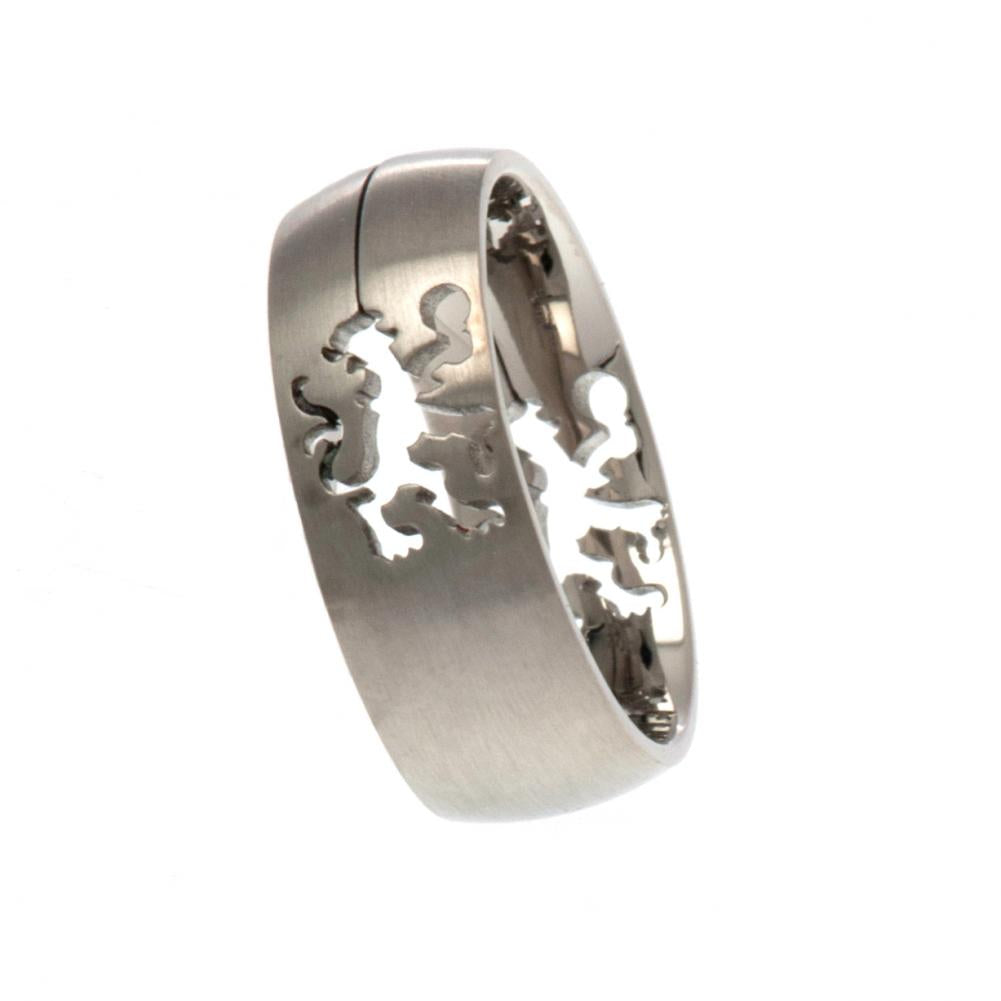Small Chelsea Football Club Stainless Steel Cut Out Style Ring
