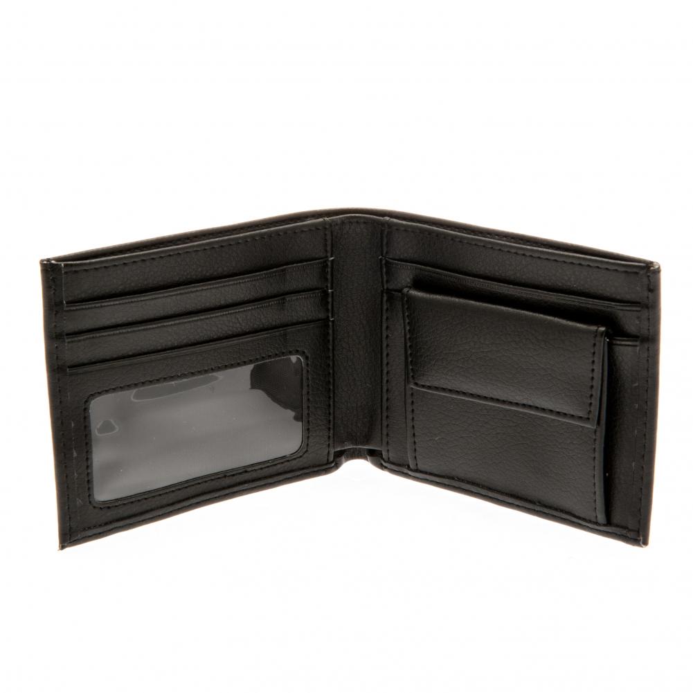 Embroidered Chelsea FC Black PU Wallet for Fans