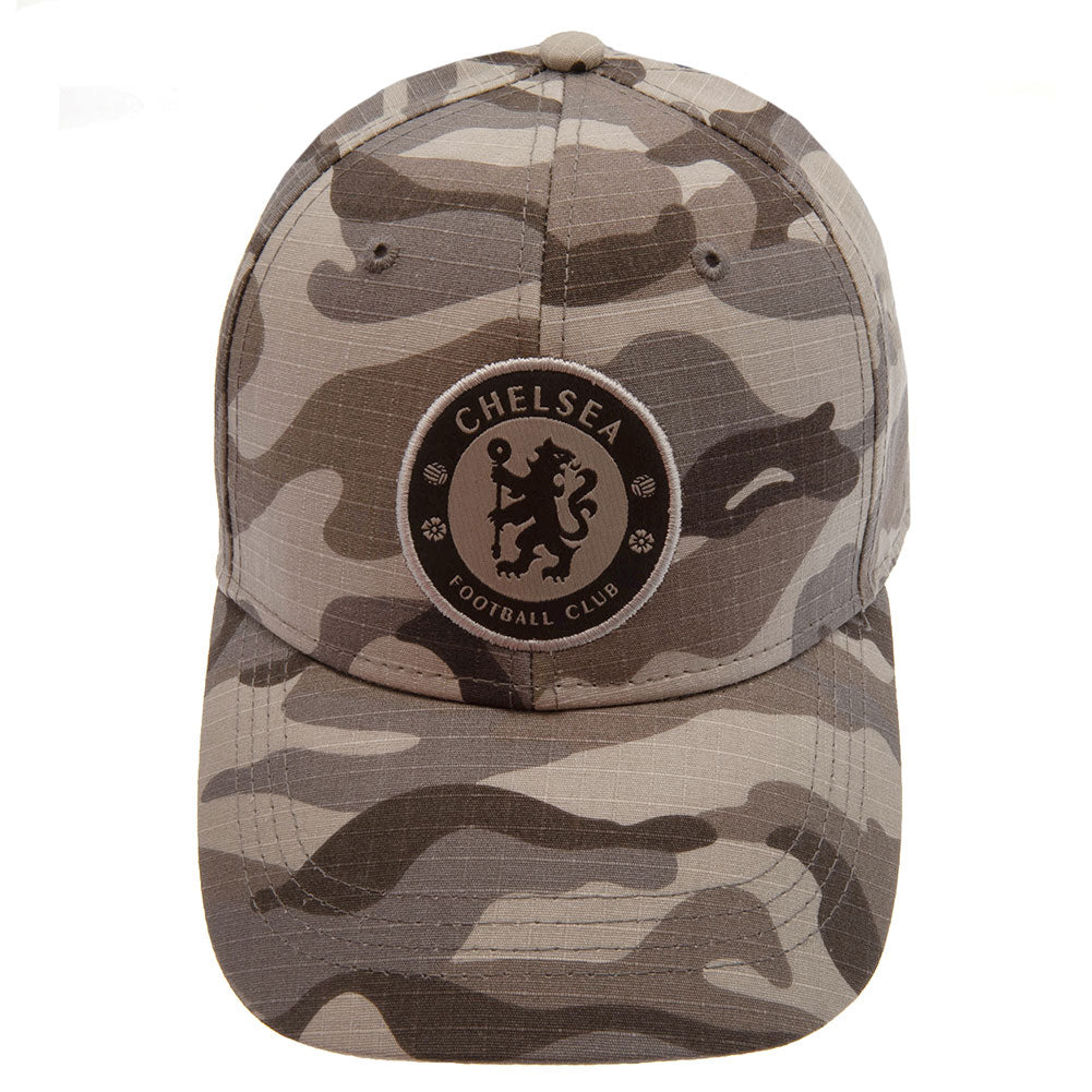 Adult Chelsea FC Classic Khaki Green Camo Curved Brim Adjustable Cap