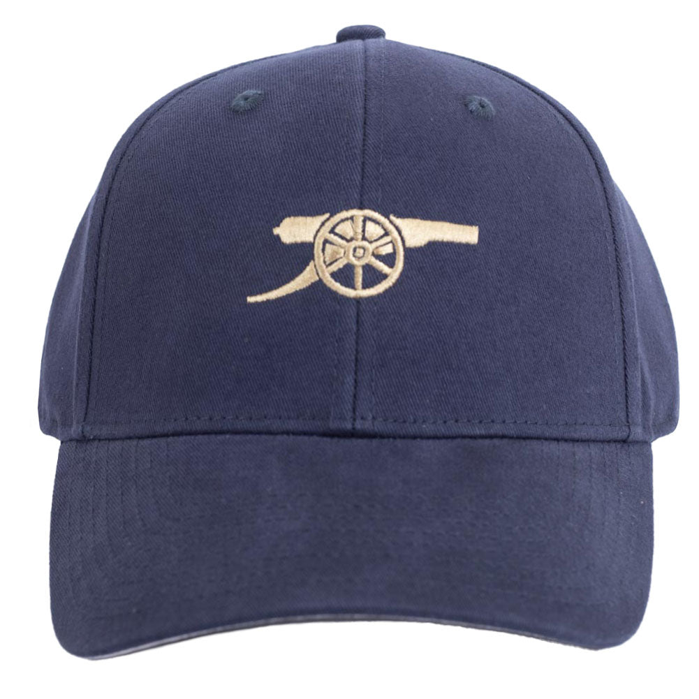 Navy Blue Arsenal Football Club Classic Curved Brim Adjustable Cap for Adults