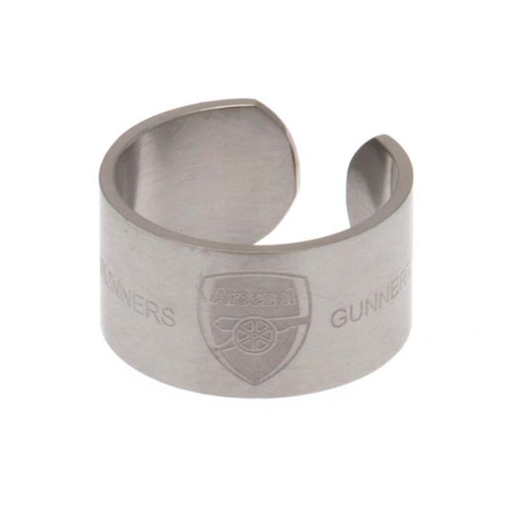 Small Arsenal FC Stainless Steel Bangle-Style Ring