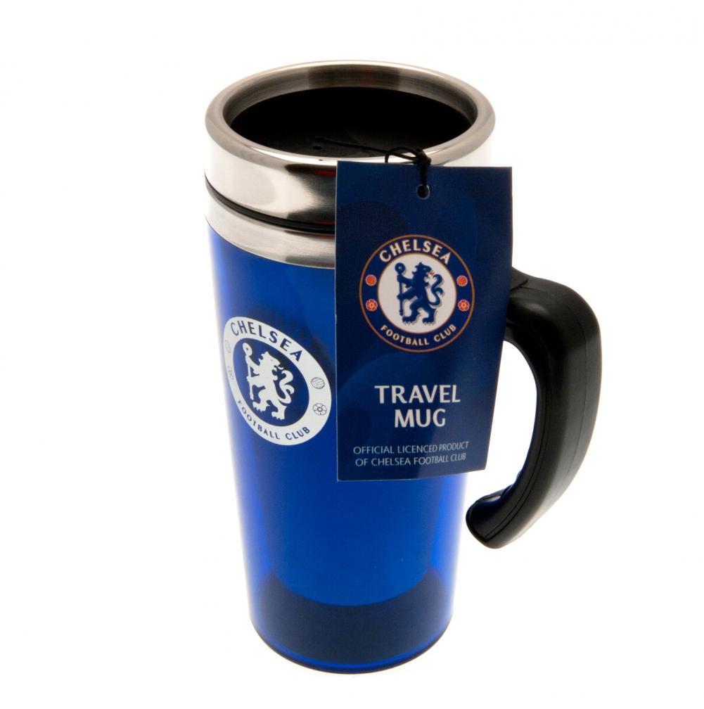 Chelsea FC Ergonomic Double - Walled Stainless Steel Travel Mug