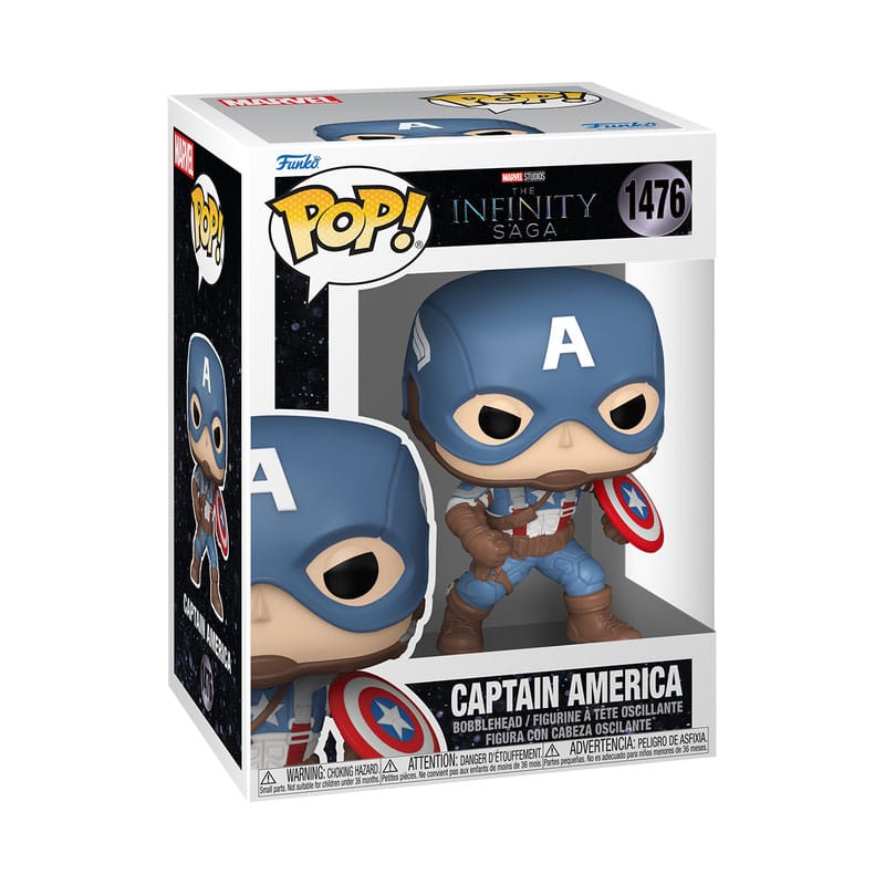 Funko POP! Vinyl Figure - Captain America from Marvel's Infinity Saga MCU Archives
