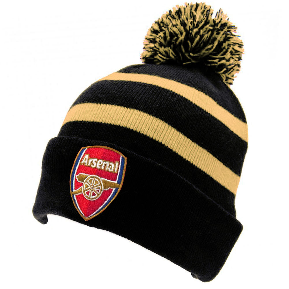 Arsenal Football Club Black Breakaway Style Skiing Hat with Distinctive Design