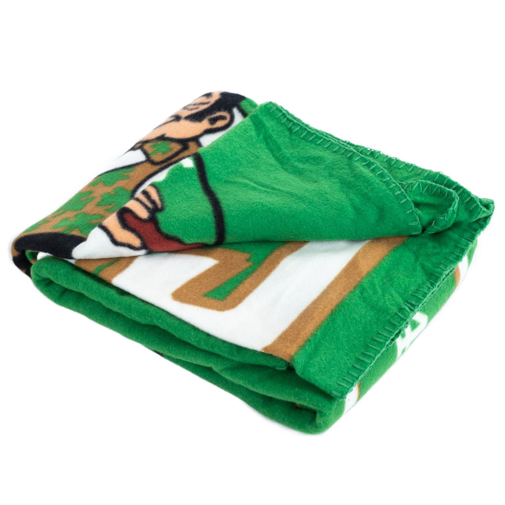 High - Quality Boston Celtics Logo Fleece Throw Blanket