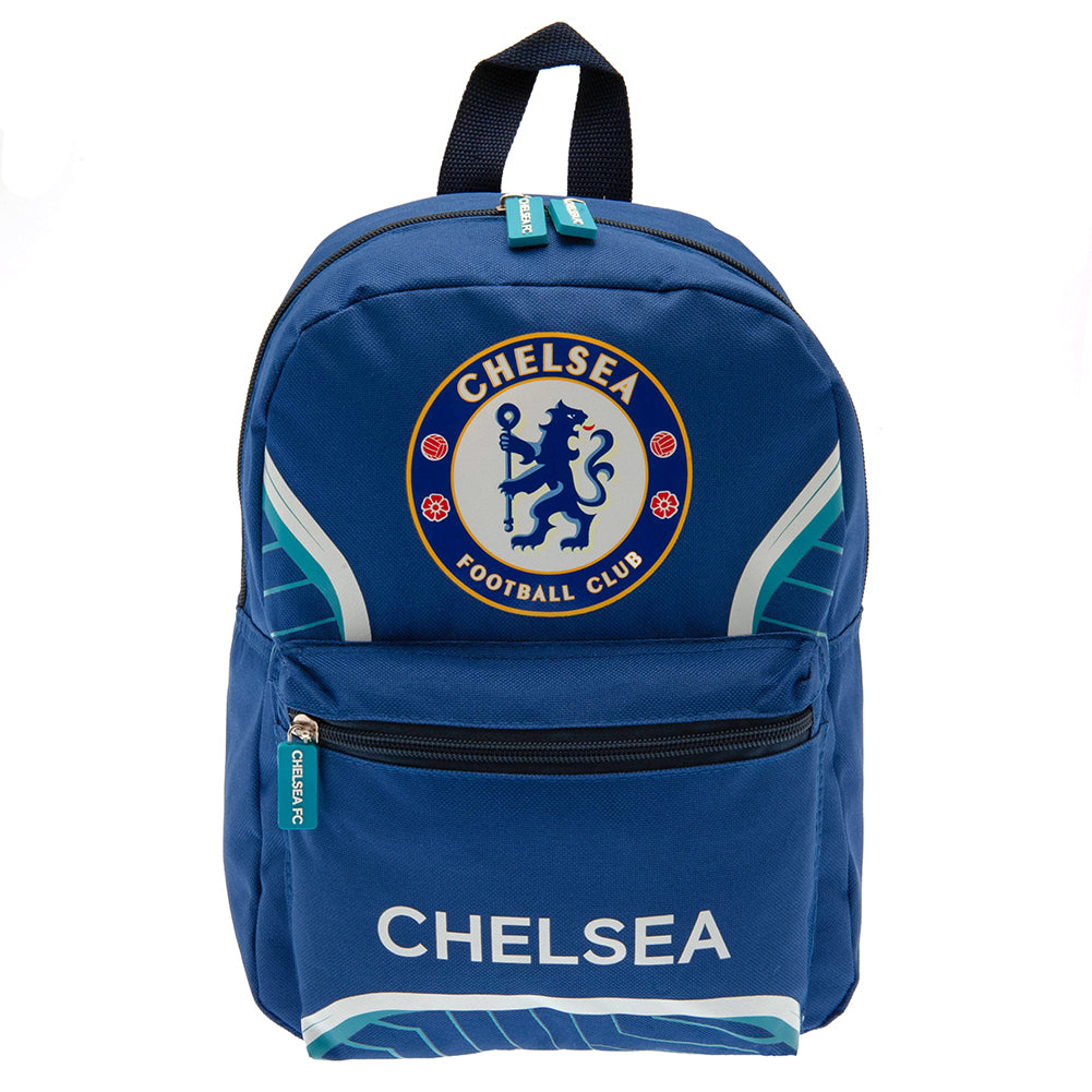 Chelsea Football Club Flash Design Junior School Backpack for Young Fans