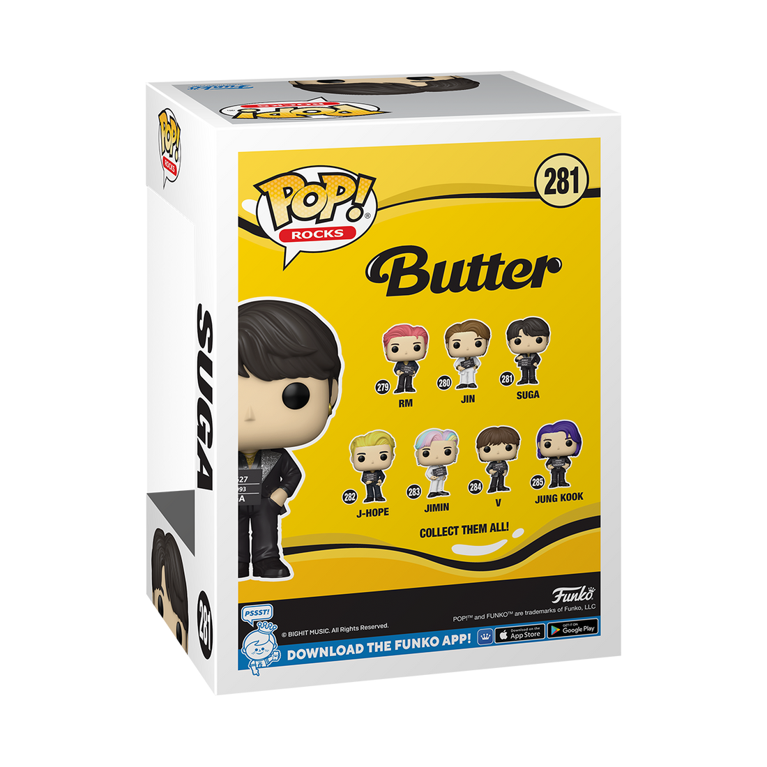 BTS Suga from Butter Series Funko Pop Vinyl Collectible Figure