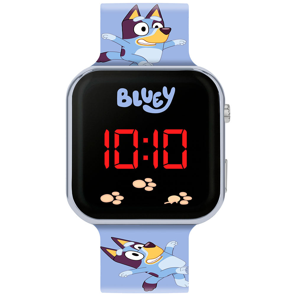 Bluey-themed Junior LED Digital Watch with Printed Silicone Strap