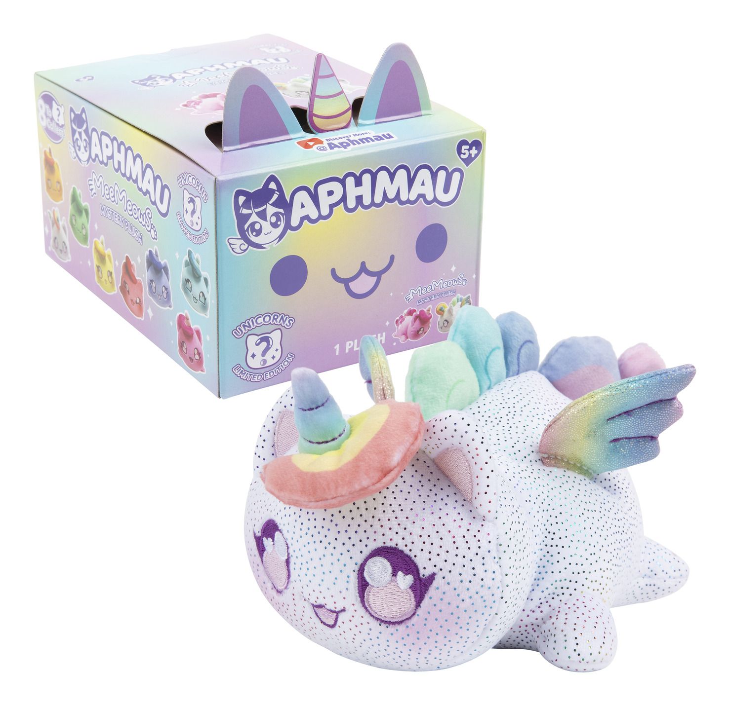 Aphmau Brand Collectible Mystery Meemeow 6 Plush Unicorn Toy for Enthusiasts