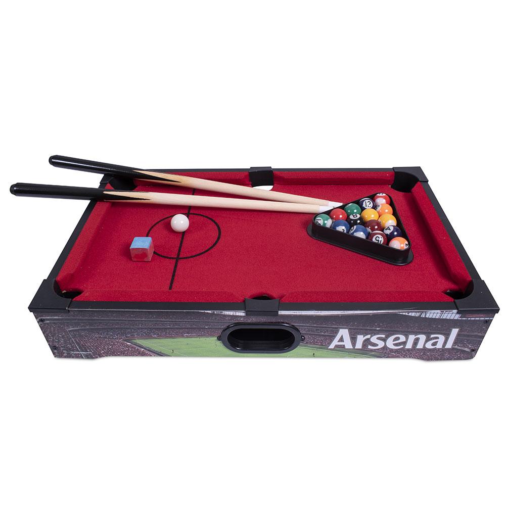 20 Arsenal FC Themed Sturdy 8-Ball Pool Table for Stadium Fun