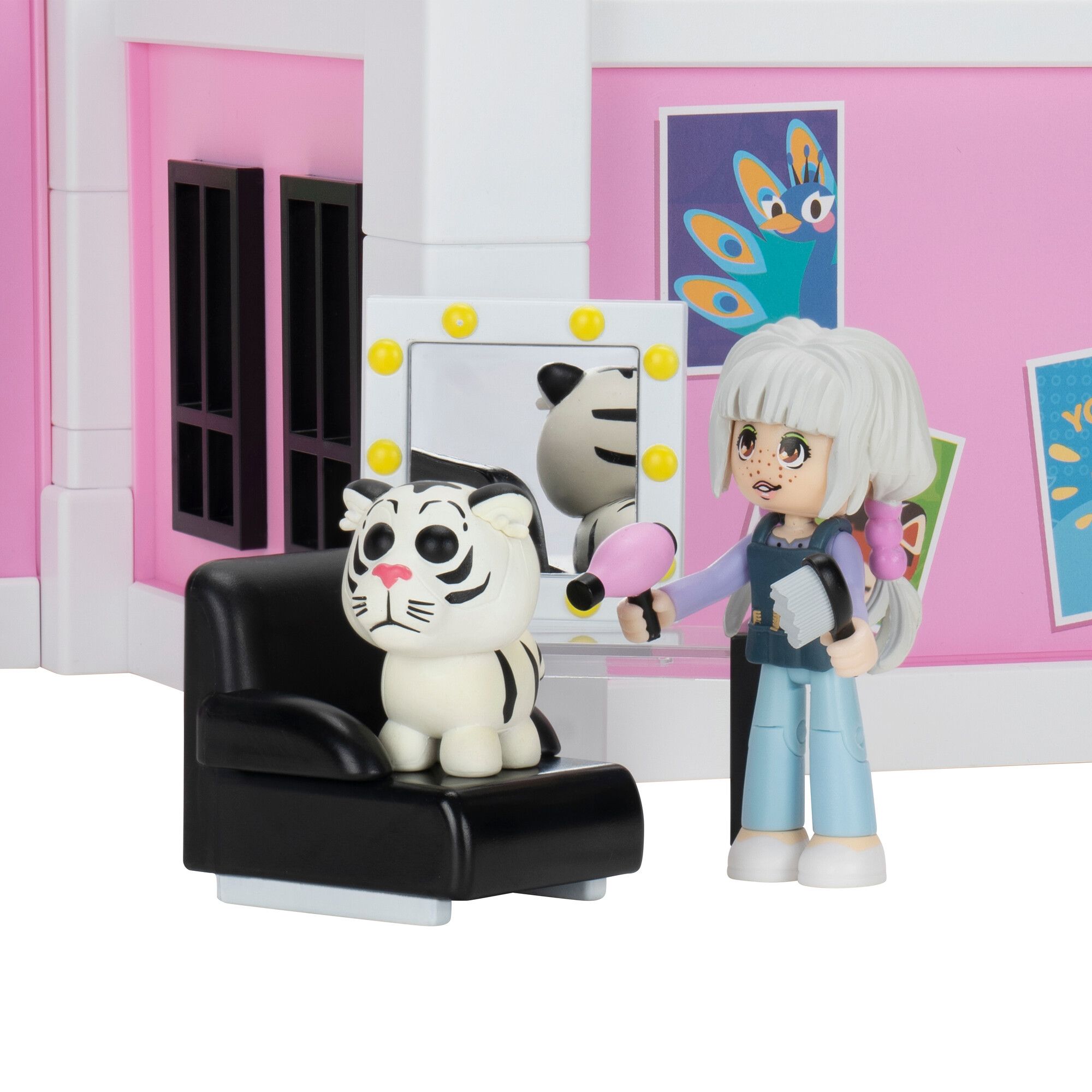 Adopt Me - Deluxe Pet Salon Playset for an Immersive Pet Makeover Experience