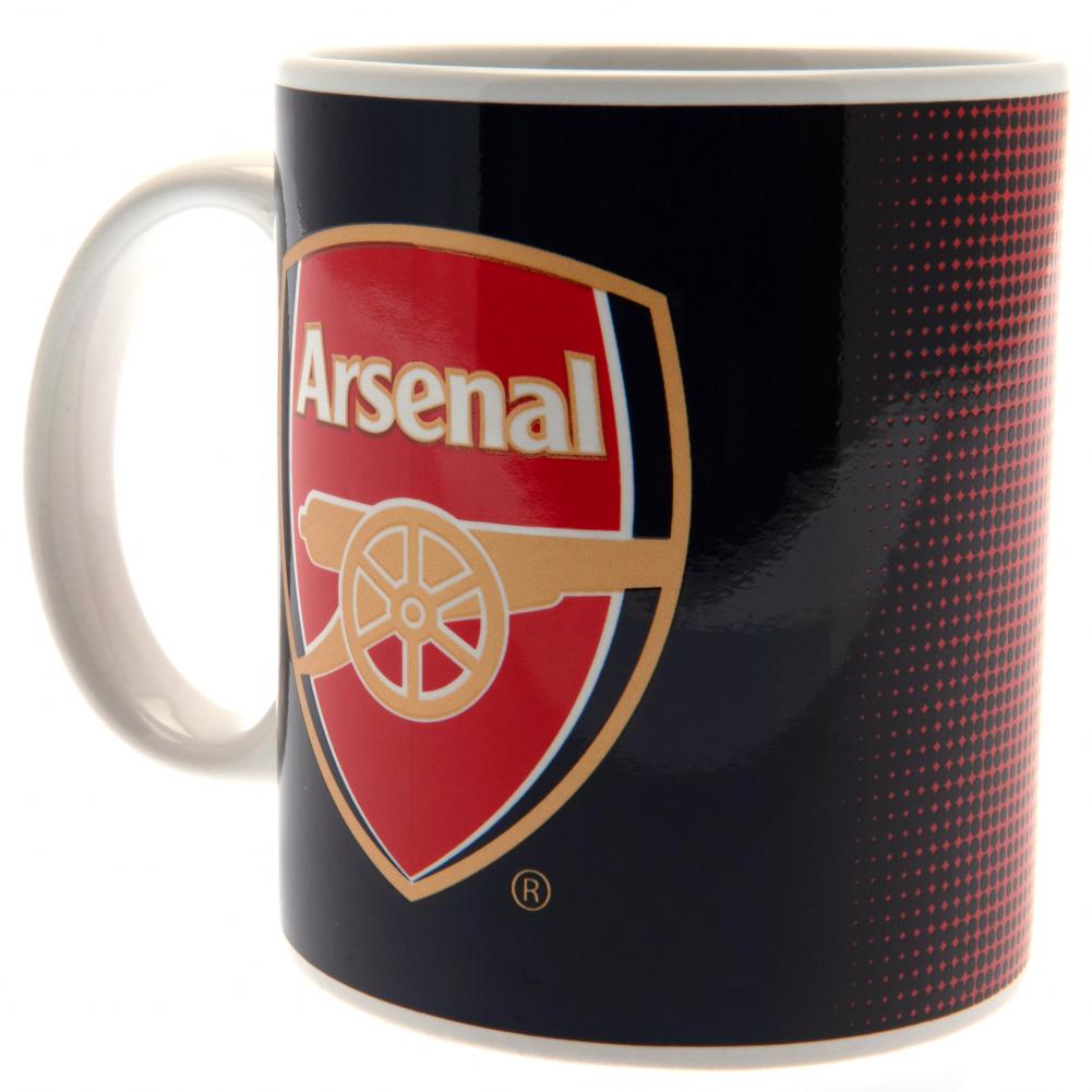 Arsenal Football Club Halftone Design Ceramic Coffee Mug for Daily Use