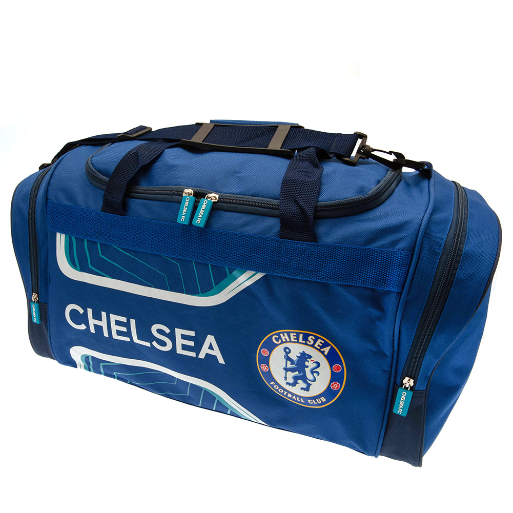 Chelsea FC Stylish Flash Design Double - Zipped Holdall