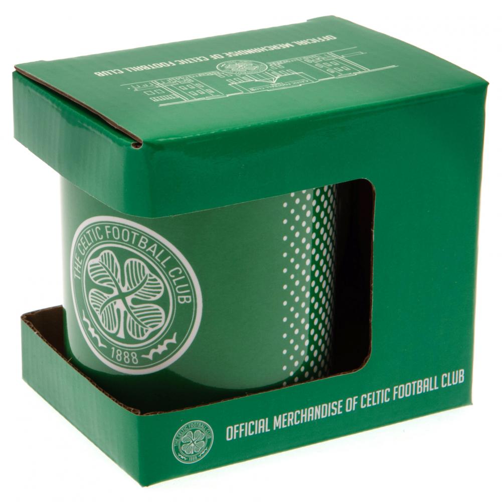 Gorgeous Celtic FC Ceramic Coffee Mug with Fade Design