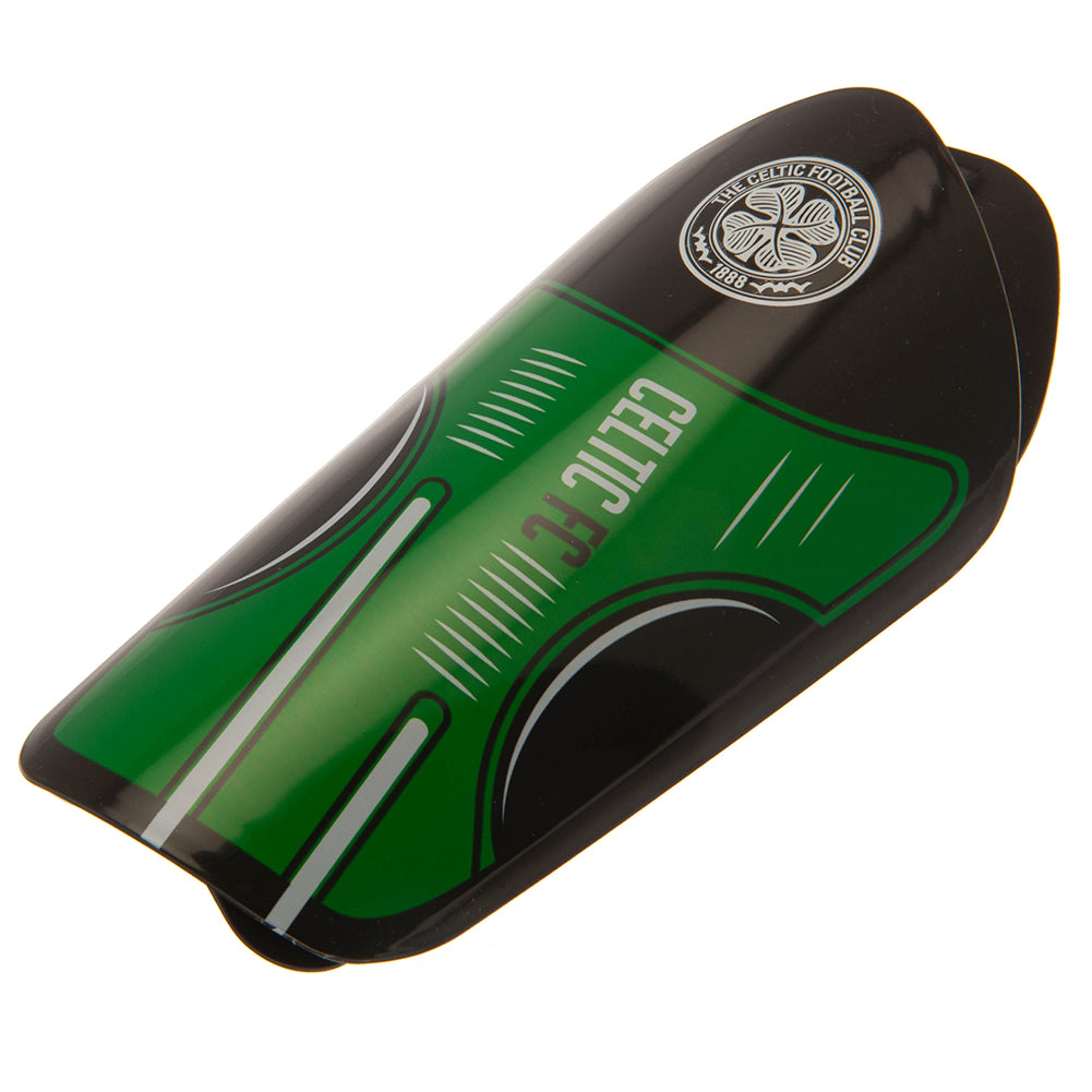 Kids' Celtic FC Green Delta - Style Shin Pads for Ultimate Protection