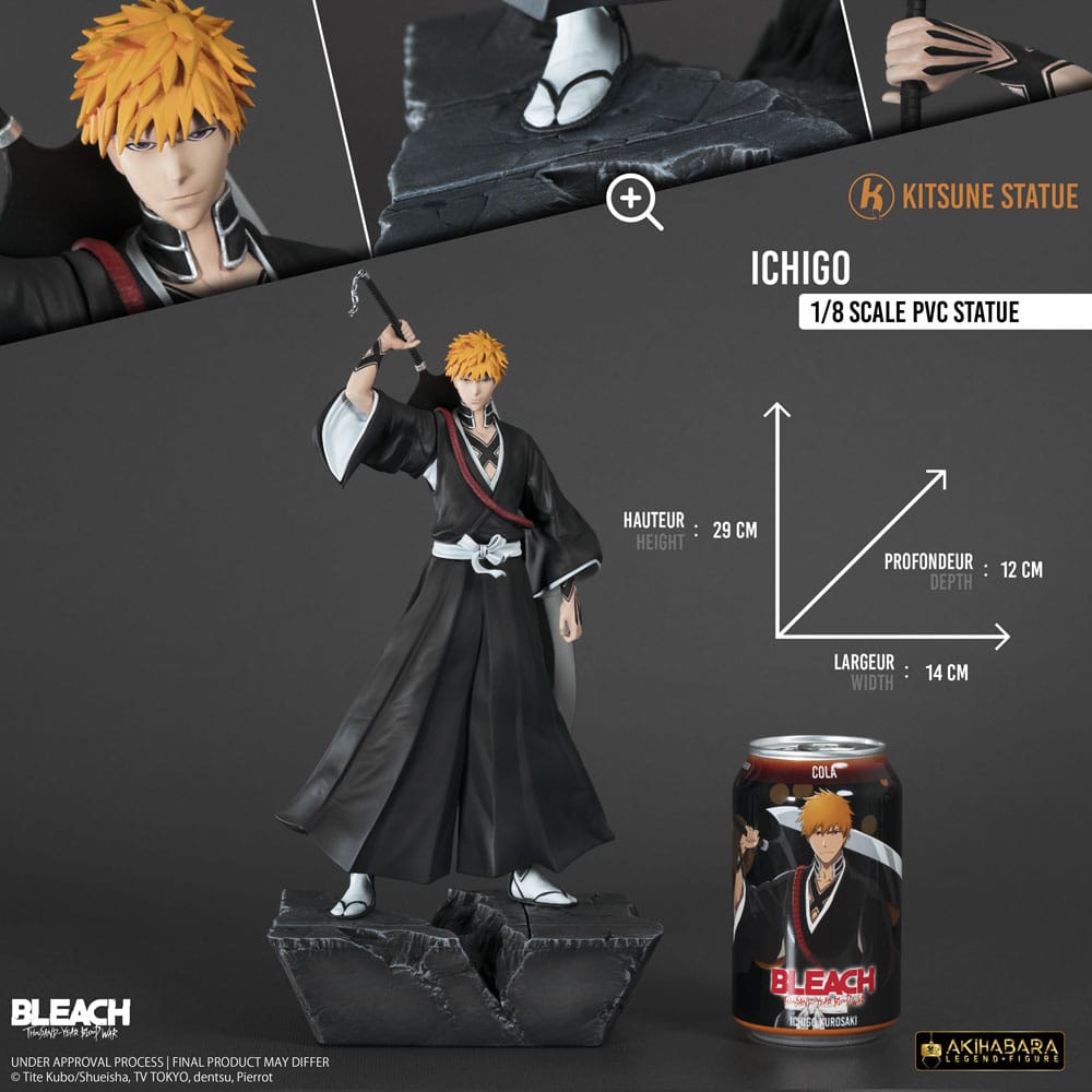 Bleach: Thousand - Year Blood War Ichigo Kurosaki 1/8 Scale Collectible Anime Figure from Akihabara Legend Series