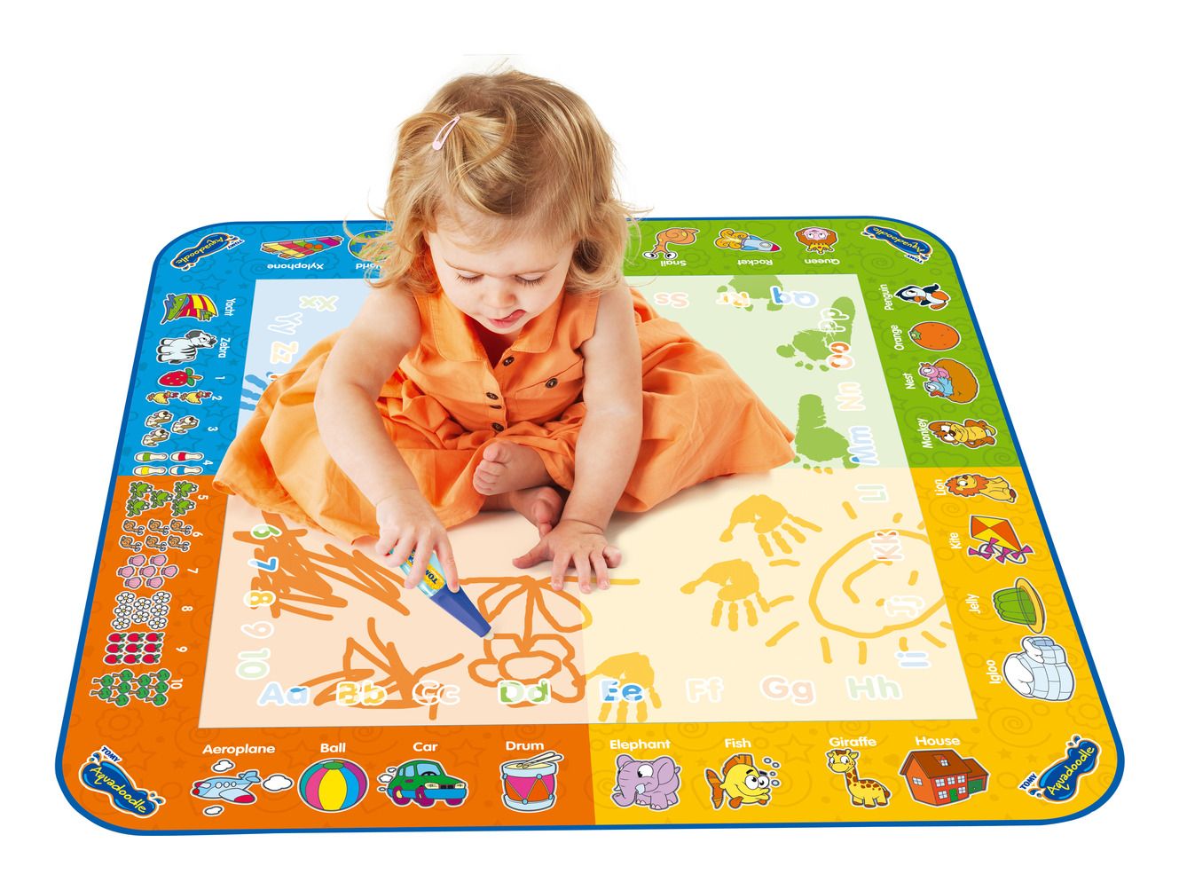 Aquadoodle Classic Color Mat - Endless Mess - Free Drawing Fun