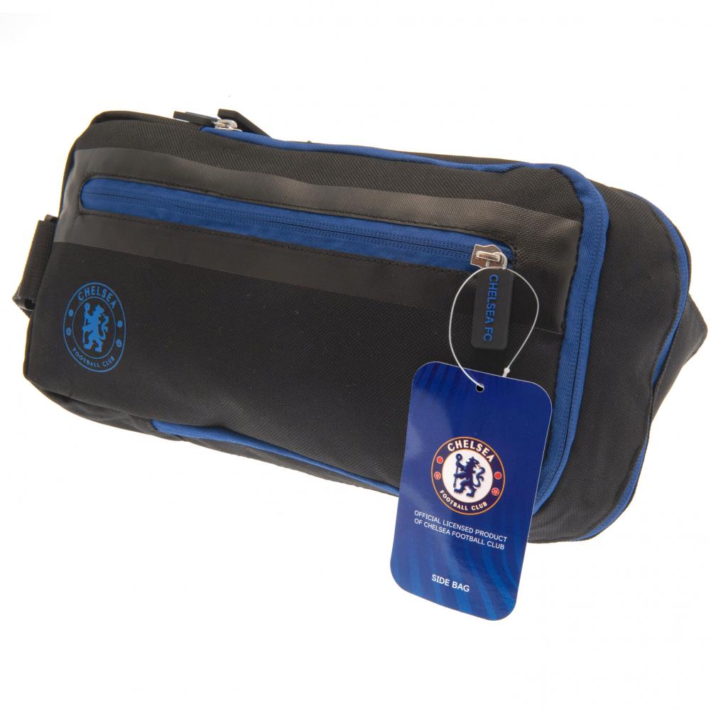Stylish Chelsea FC Adjustable Cross Body Bag in Black