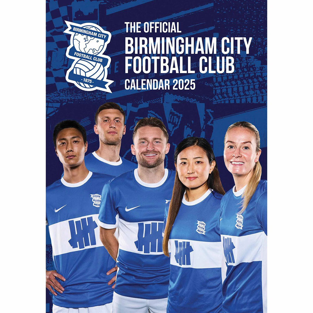 2025 A3 Wall Calendar Showcasing Your Favorite Birmingham City Football Club Players