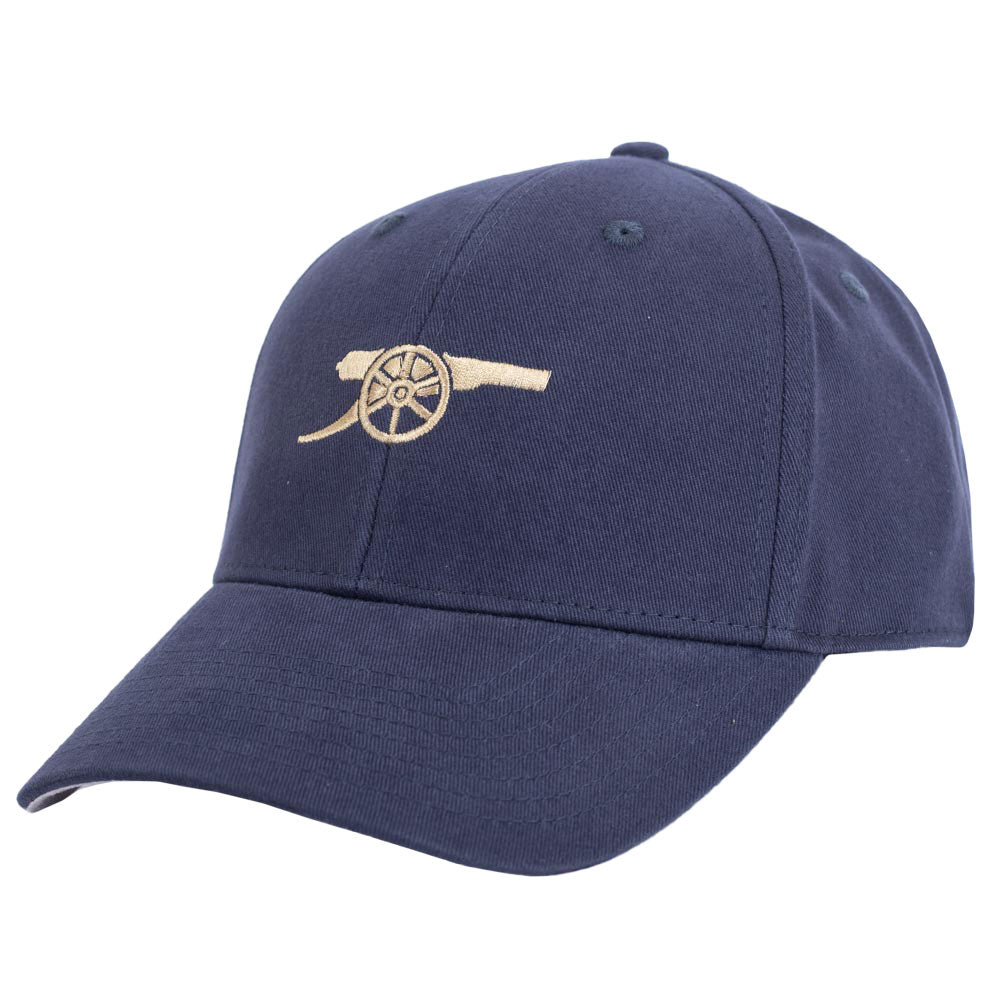 Navy Blue Arsenal Football Club Classic Curved Brim Adjustable Cap for Adults