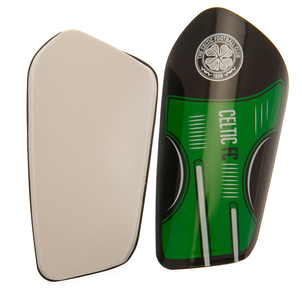 Kids' Celtic FC Green Delta - Style Shin Pads for Ultimate Protection