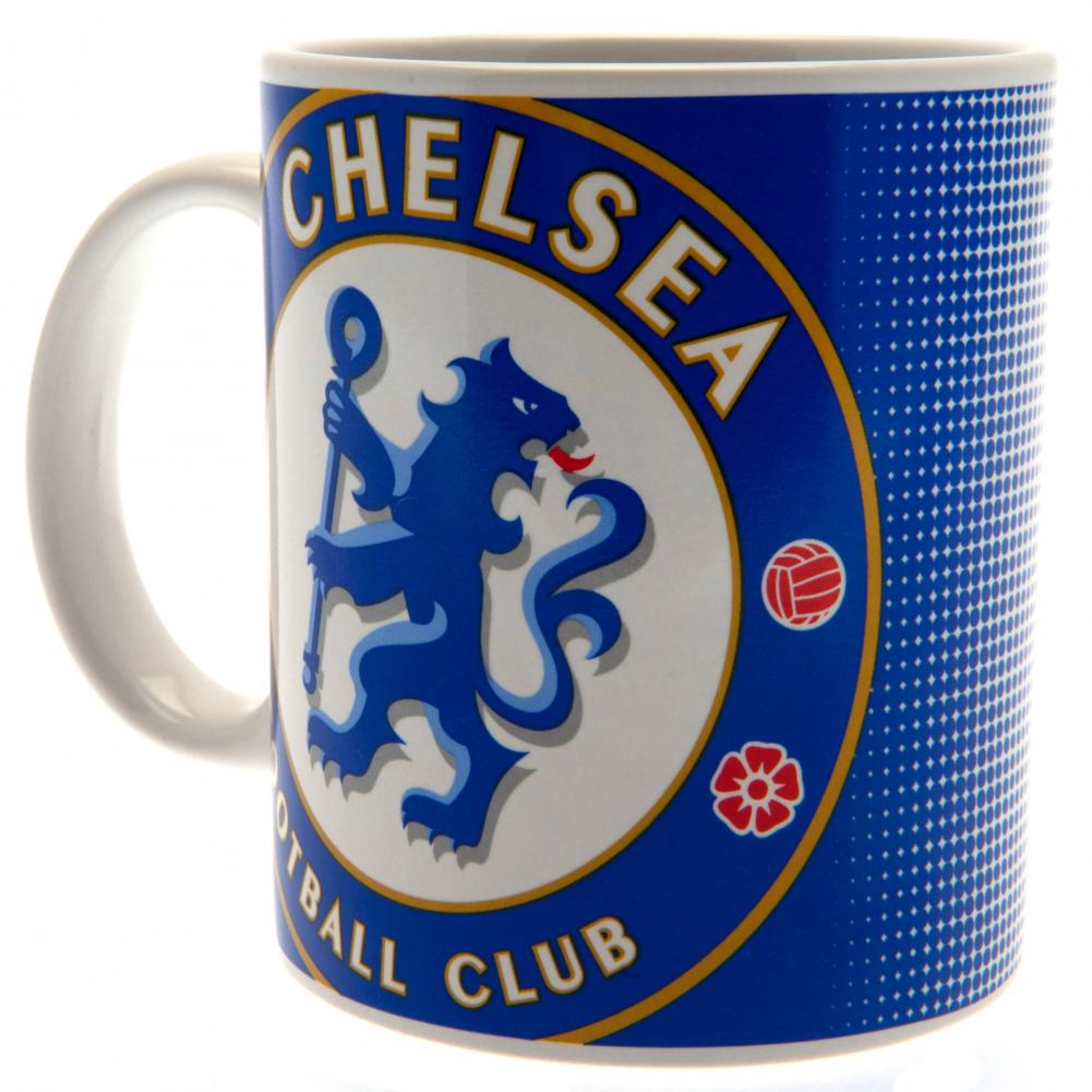 Stylish Chelsea FC Halftone Ceramic Coffee Mug for Daily Use