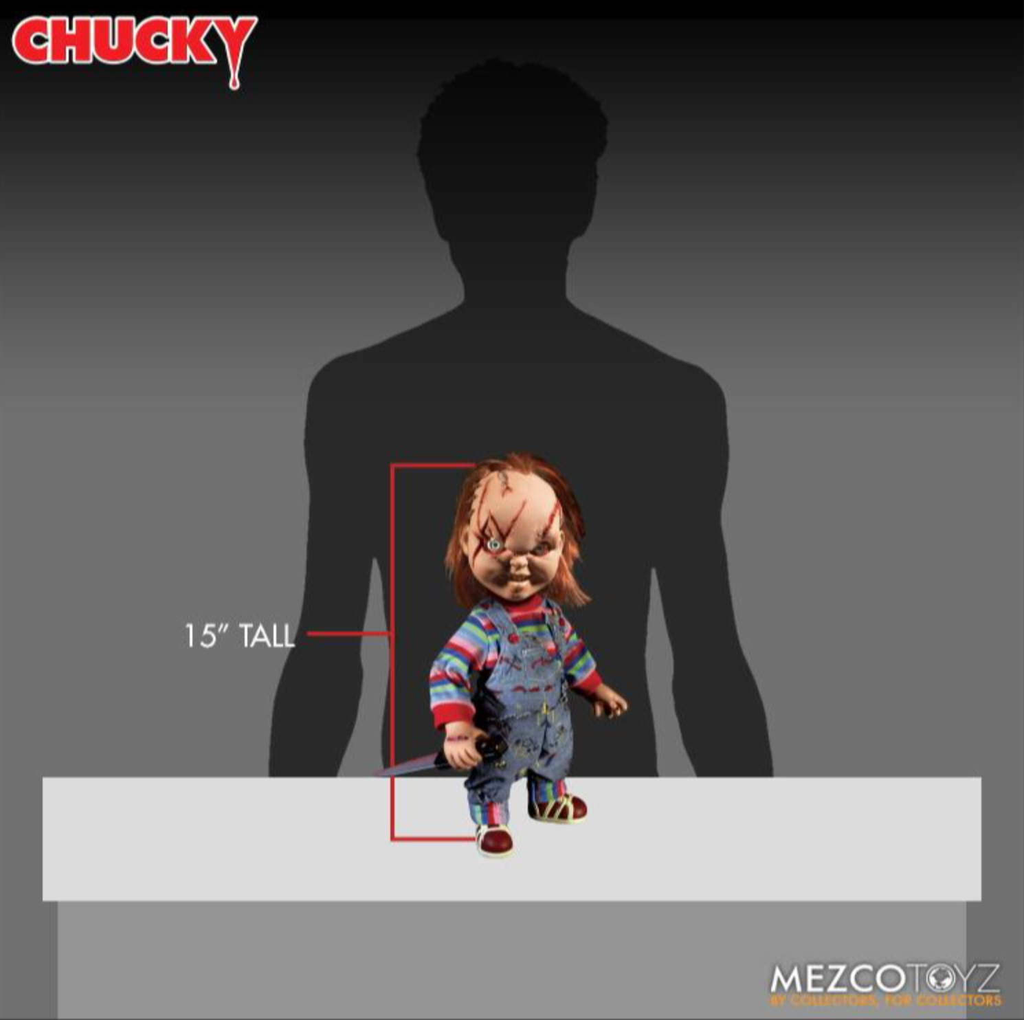 Mezco Designer Series Talking and Scarred Bride of Chucky Homicidal Collectible Doll