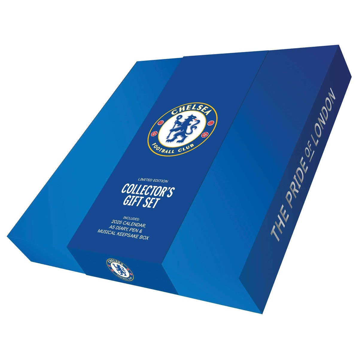 Chelsea FC 2025 Collectible Calendar and Diary Musical Gift Box Set for Fans