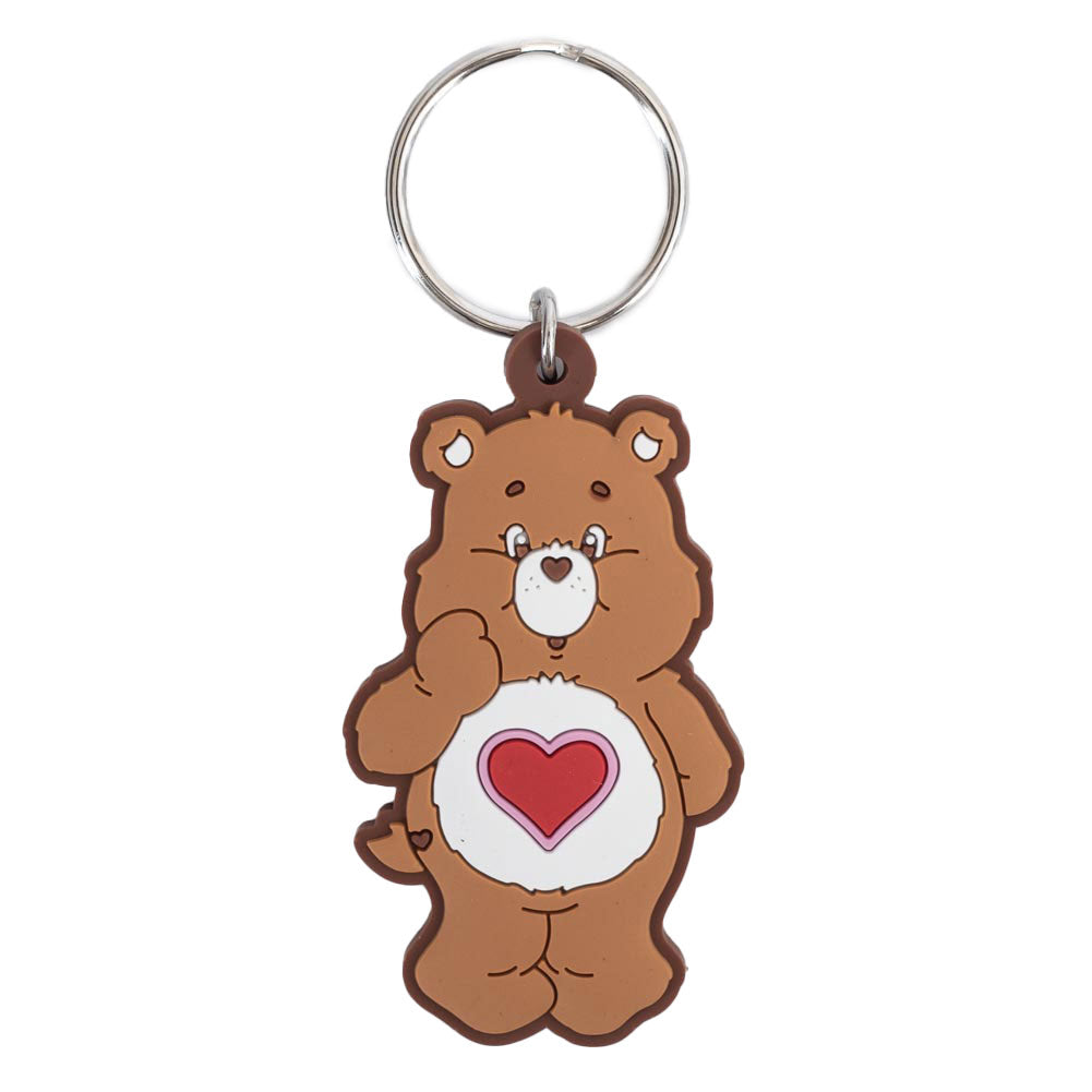 Soft and Durable Care Bears Tenderheart 5mm Thick PVC Keyring