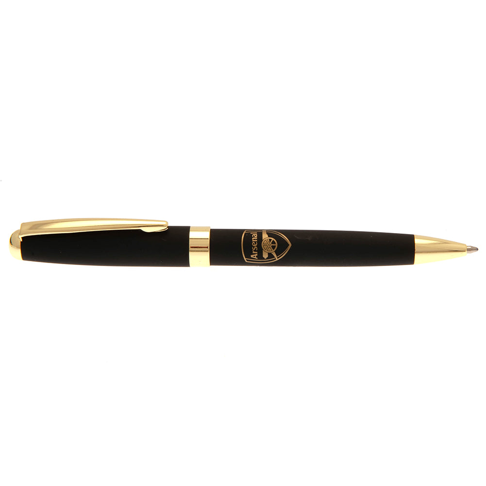 High - Quality Arsenal Football Club Executive Metal Ballpoint Pen with Matching Roll Case