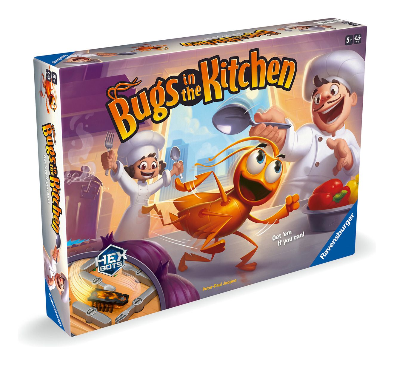 Fun Family Game: Chase and Catch HEXBUG Nano in the Kitchen