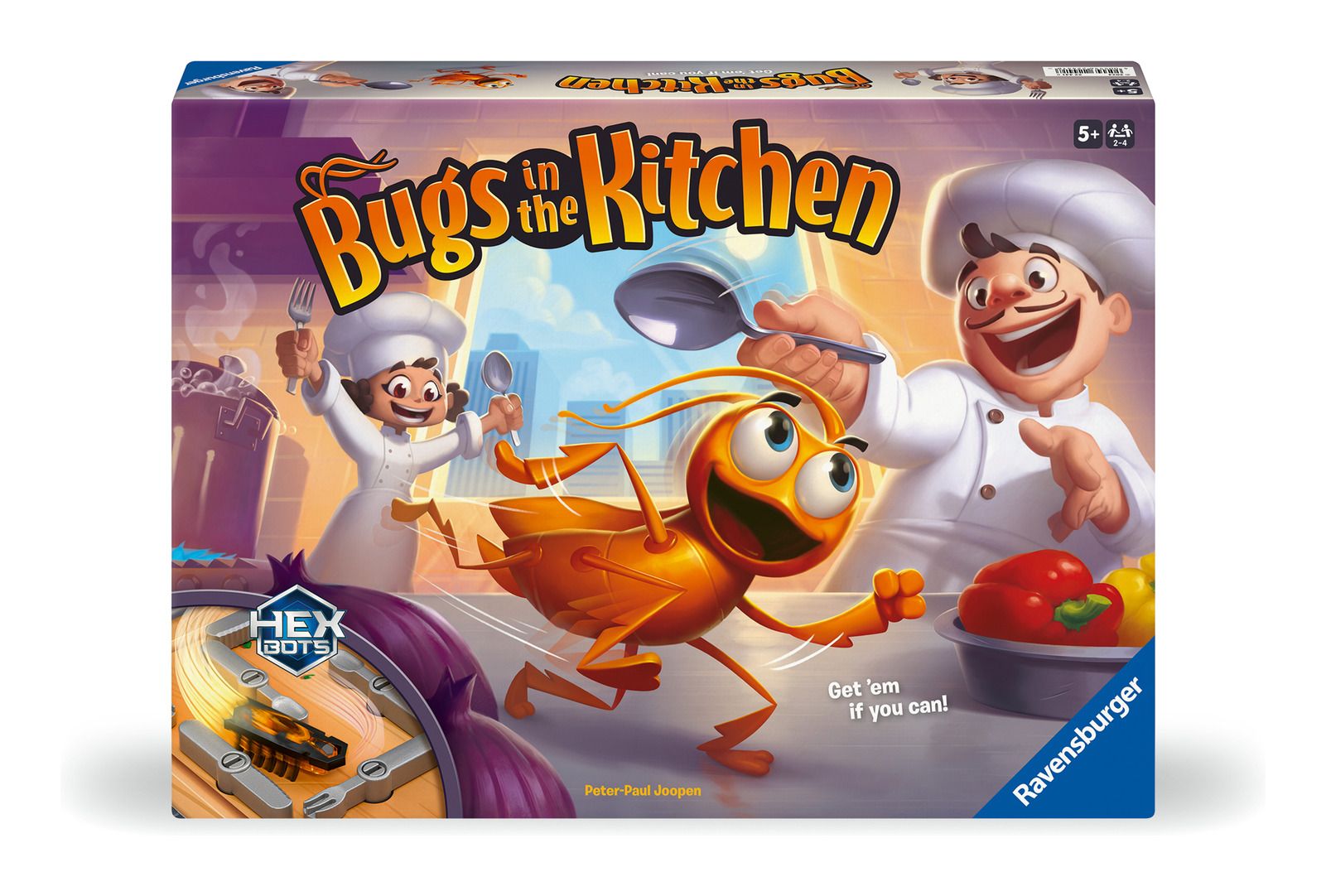 Fun Family Game: Chase and Catch HEXBUG Nano in the Kitchen