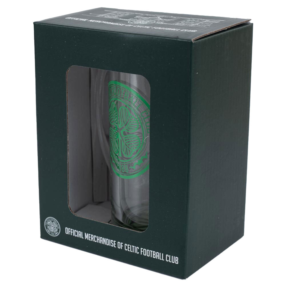 Authentic Celtic FC Glass Stein Tankard for Beer Enthusiasts