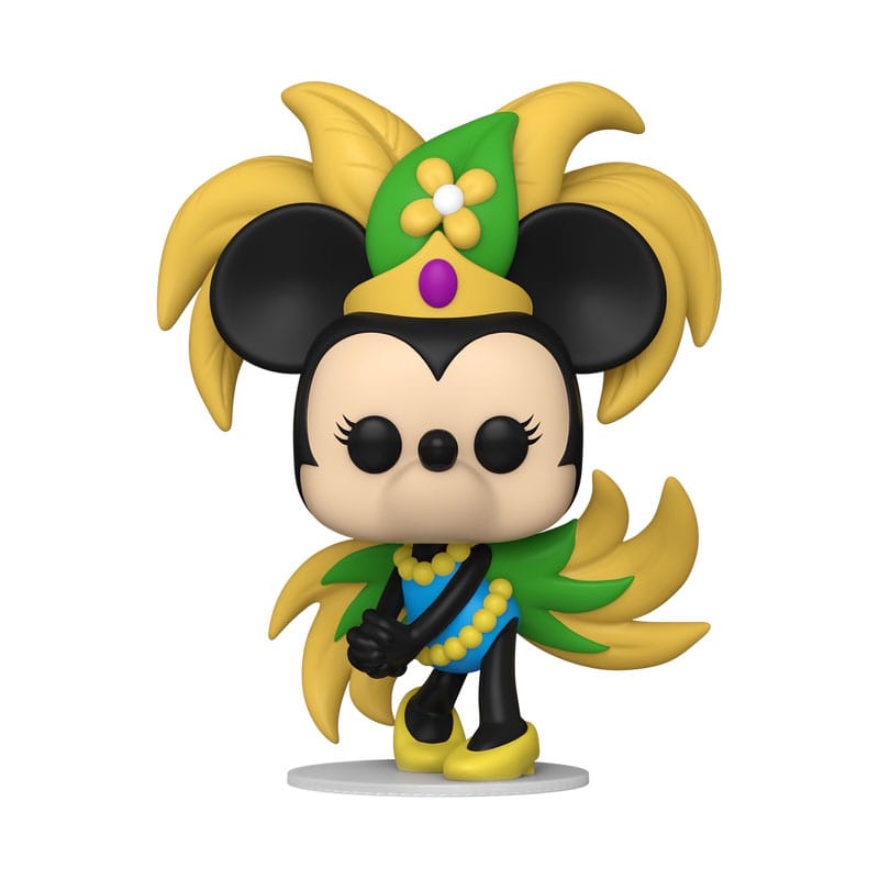 Disney's Funko POP! Vinyl Collectible Figure of Minnie Mouse and Friends in Carnaval Theme