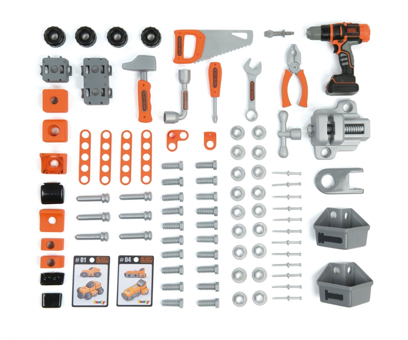 Black & Decker Bricolo Centre Kids' Workbench Playset with 92 Accessories