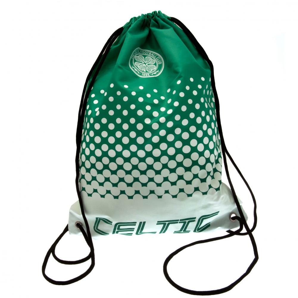 Celtic Football Club Faded Design Polyester Gym Bag for Fitness Enthusiasts