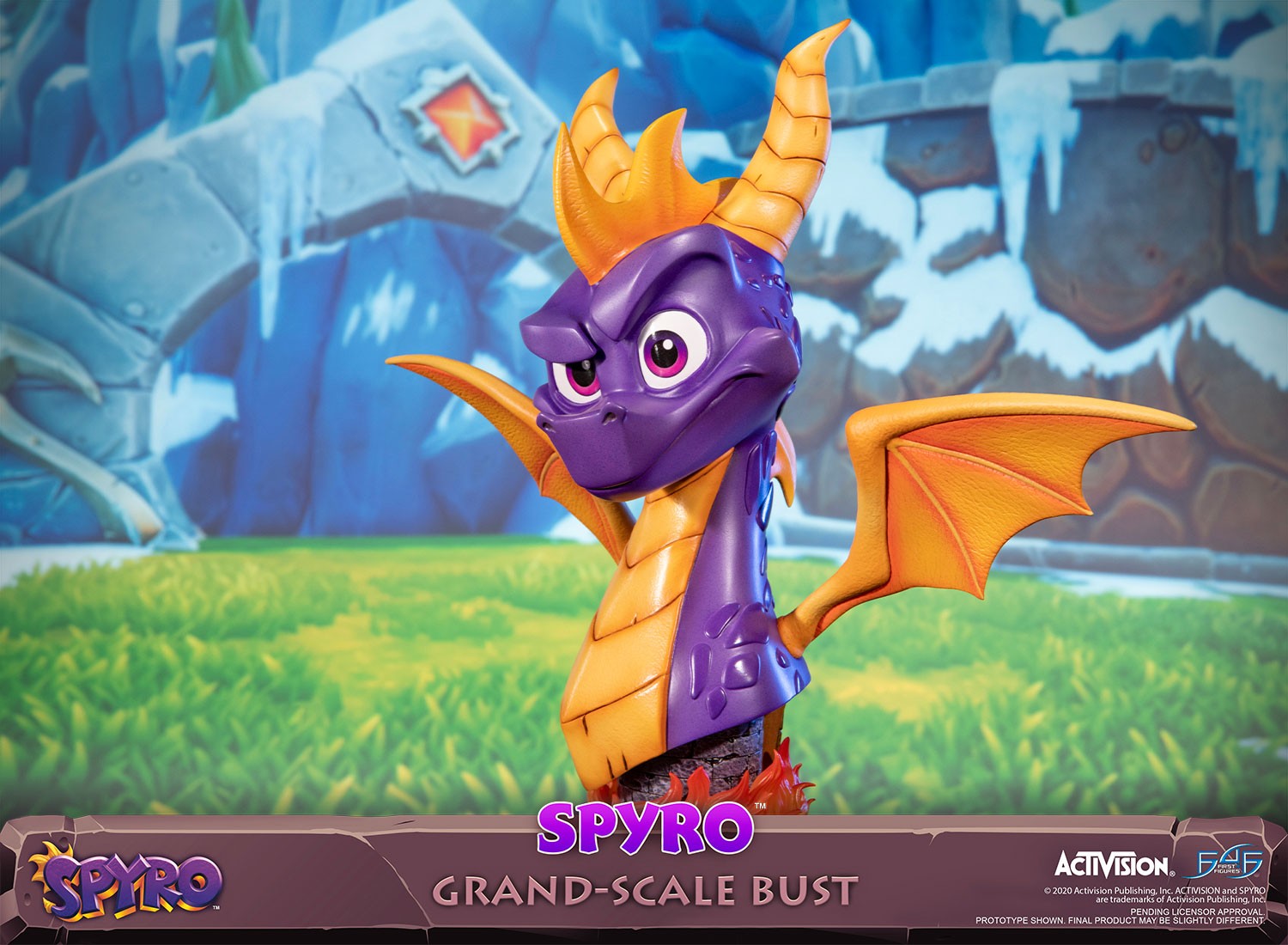 First4Figures Spyro The Dragon Lifesize Collectible Grand-Scale Bust Statue