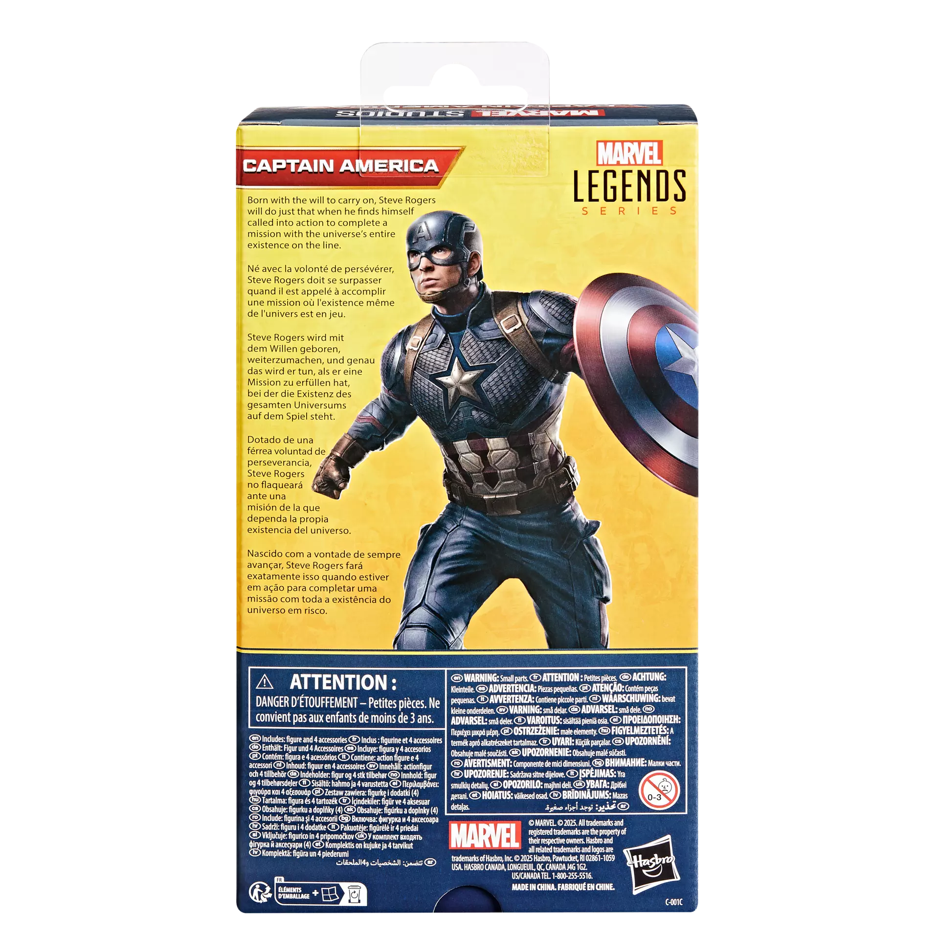 Hasbro Marvel Legends 6-Inch Captain America (Endgame) Premium Action Figure