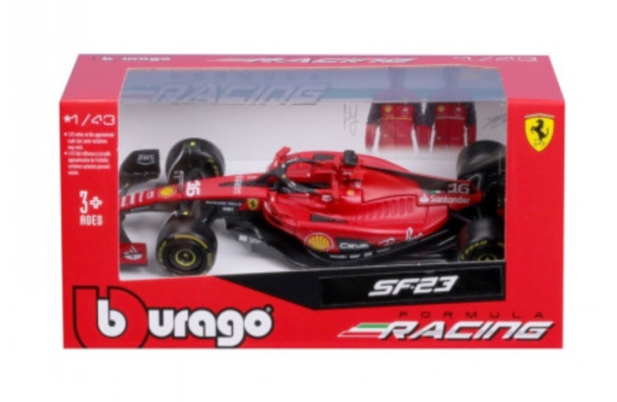 2023 F1 Ferrari SF - 23 Charles Leclerc 1:43 Scale Official Die - cast Collector's Model Car