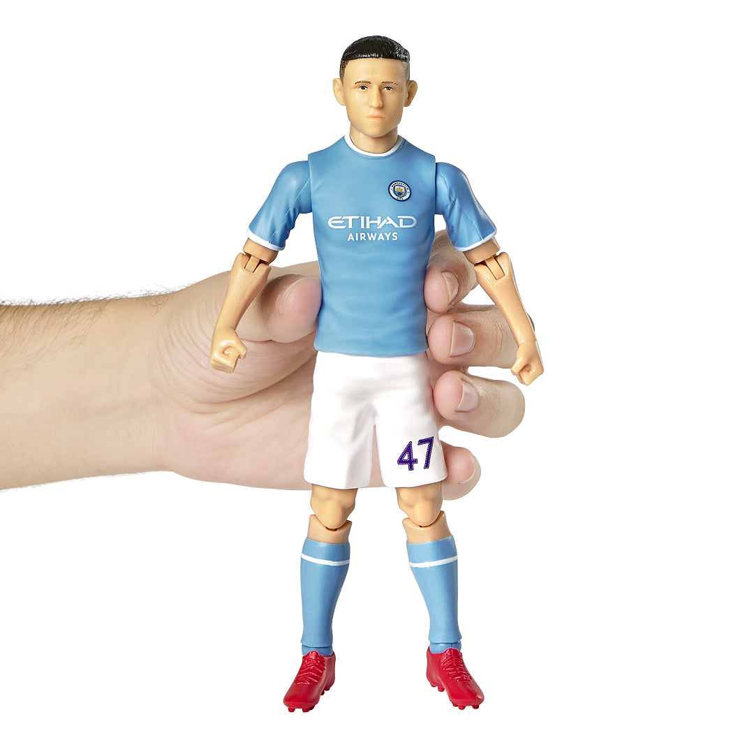 High - Quality Manchester City Phil Foden No. 8 Football Action Figure Collectible