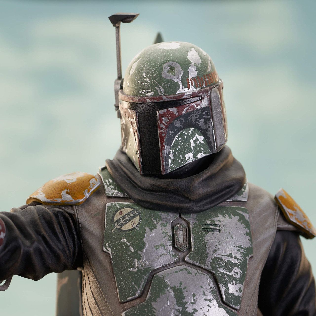 Gentle Giant Collectible Star Wars The Mandolorian Limited Edition Boba Fett Milestones Statue - Only 2000 Pieces Worldwide