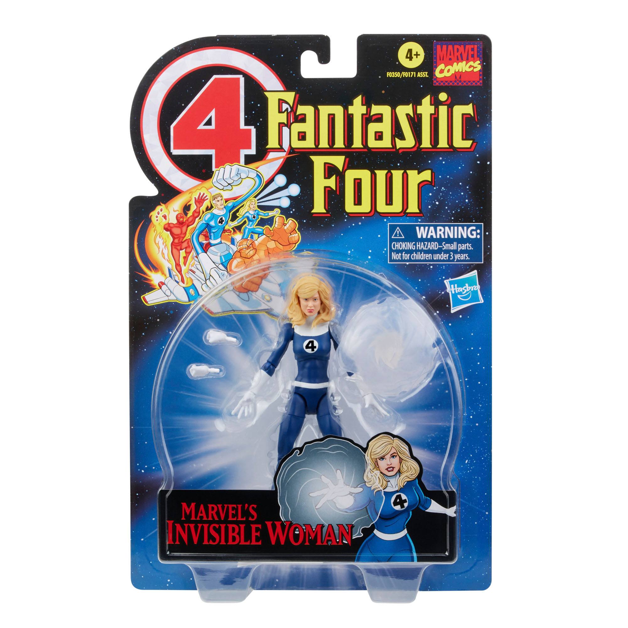 Marvel Legends Retro Style Action Figure Collection - Complete Fantastic Four Bundle with Six Figures