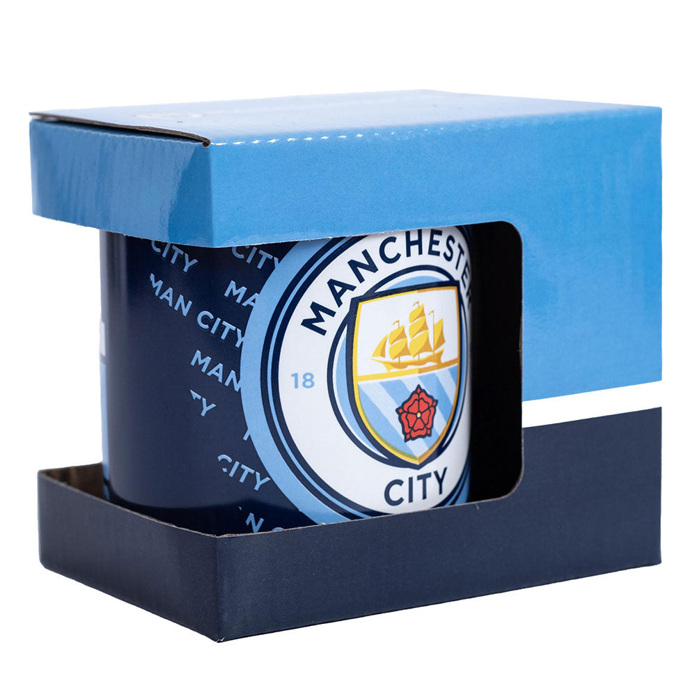 Navy Blue Manchester City FC Premium No. 1 Fan Ceramic Coffee Mug